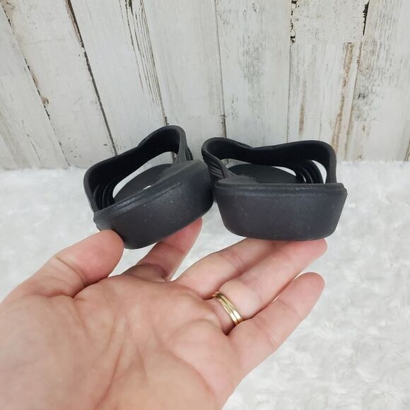 Okabashi Venice Rubber Sandals Black Size ML 8-9 - Picture 5 of 8